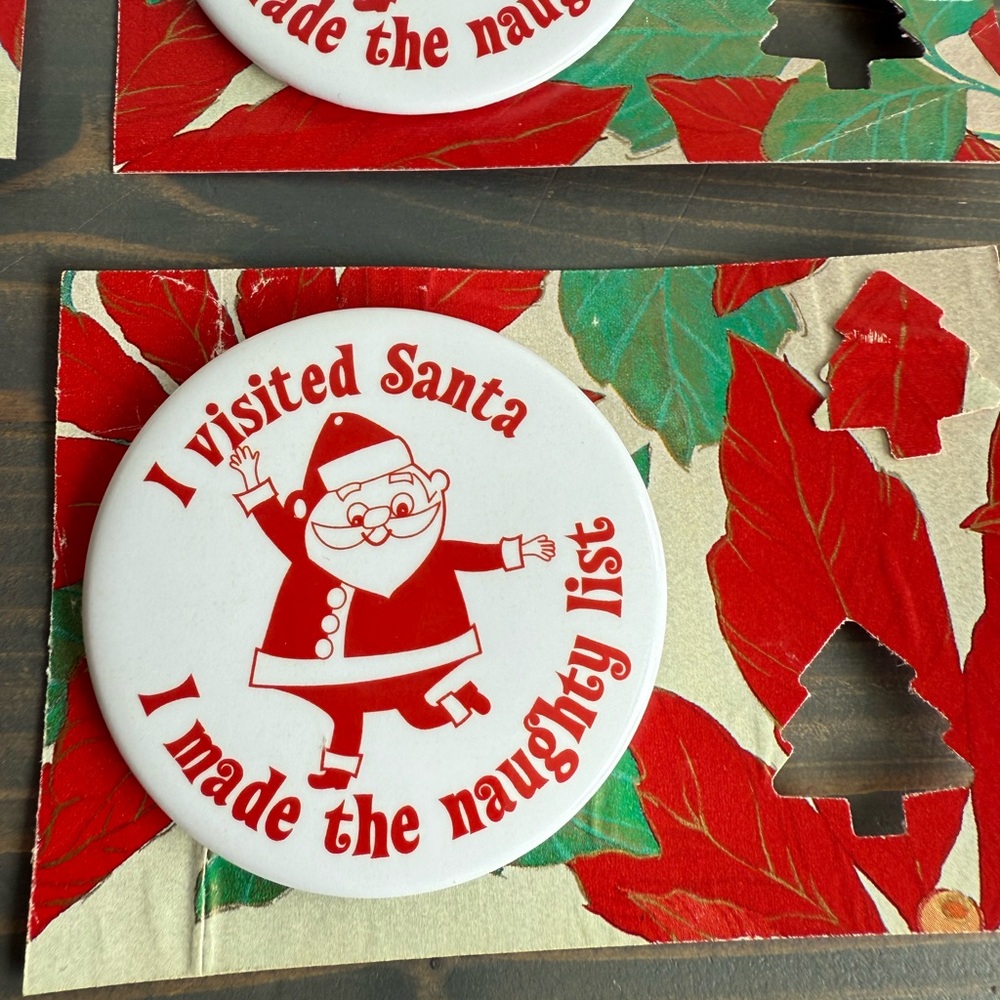 Vintage inspired Christmas pins - price per each
